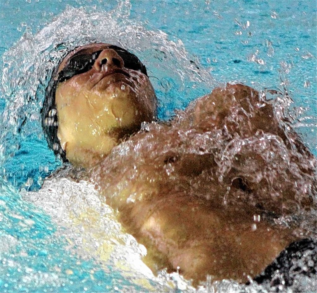 Daniel Bouhlel im Rücken-Finale. 