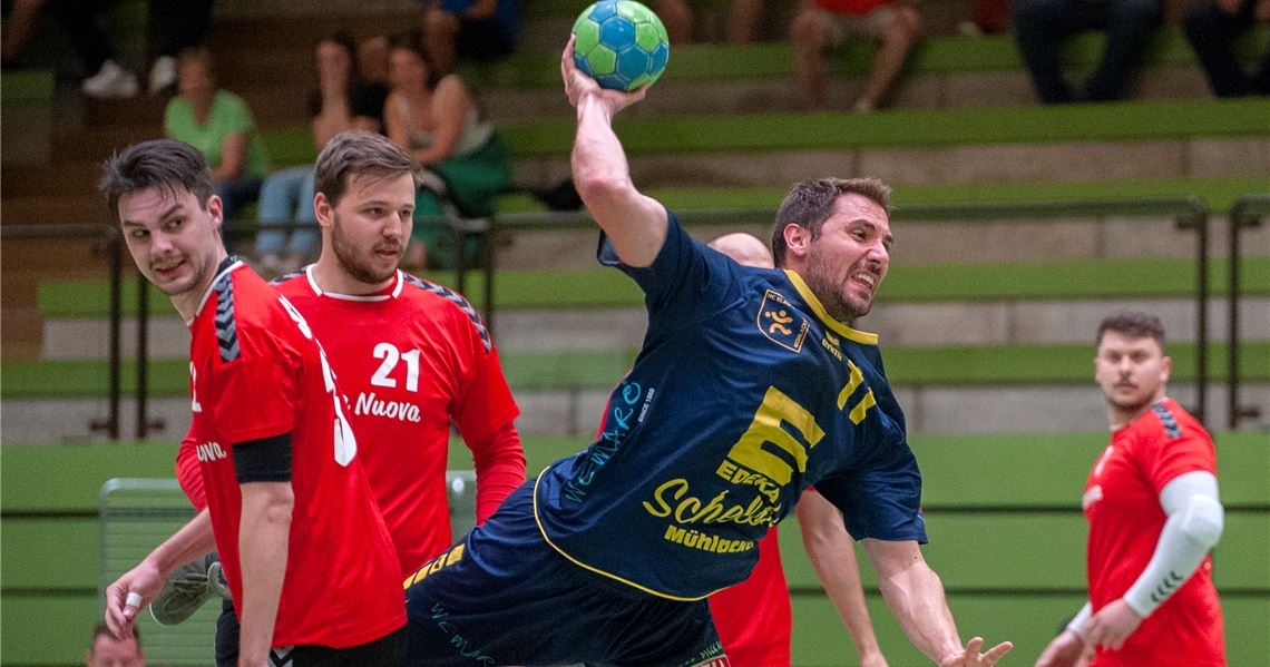 Daniel Ufrecht ist einer der Garanten für das 19:19-Unentschieden des HC Blau-Gelb Mühlacker gegen die SG Graben-Neudorf – der Klassenerhalt in der Vorsaison. Foto: Archiv (vh)
