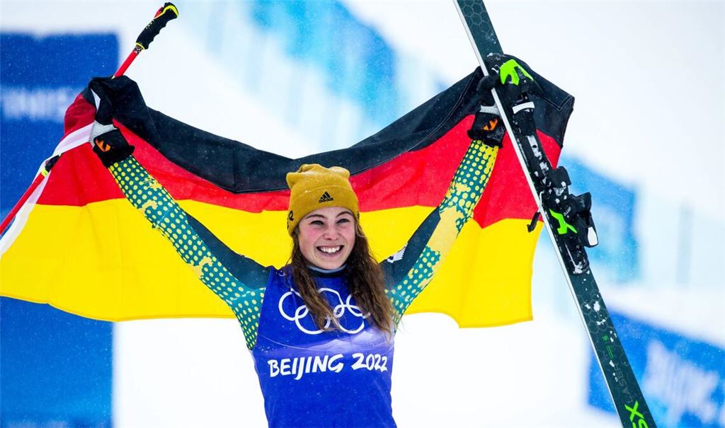 Daniela Maier vom SC Urach gewann in Peking vor vier Jahren die Bronzemedaille.