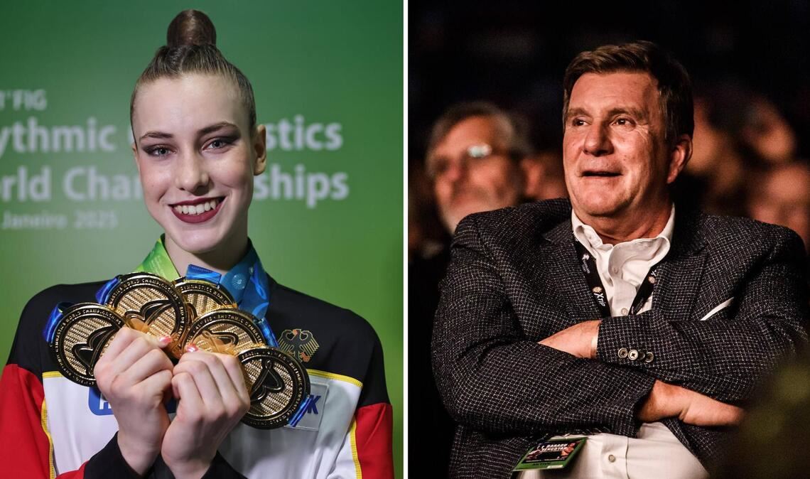 Darja Varfolomeev gewann bei der WM 2025 in Rio de Janeiro fünf Goldmedaillen. Für ihren Manager Klaus Kärcher ist sie eine Ausnahmeerscheinung.