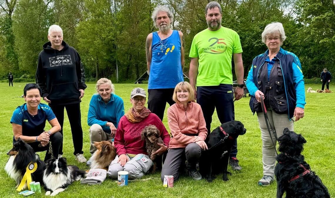 Das Agility-Team des Hundesportverein Mühlacker. Foto: privat