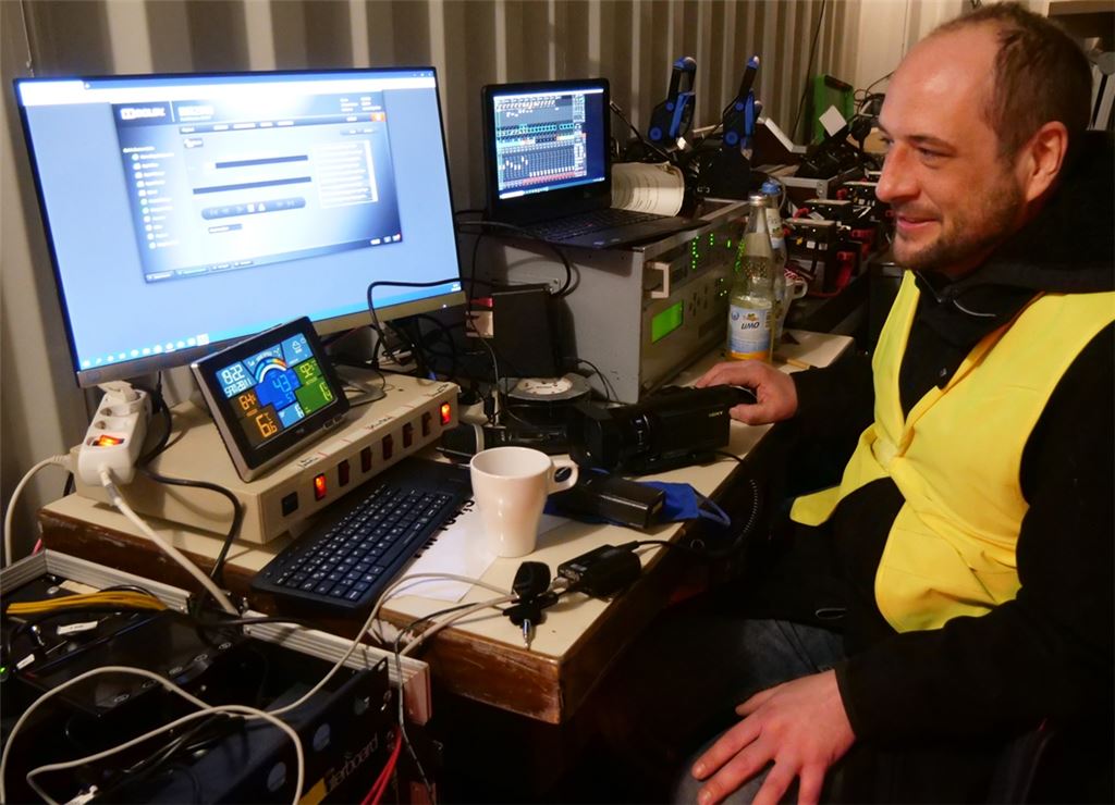 Das Autokino kam gut an: Sebastian Hilscher zieht eine positive Bilanz. Foto: Friedrich