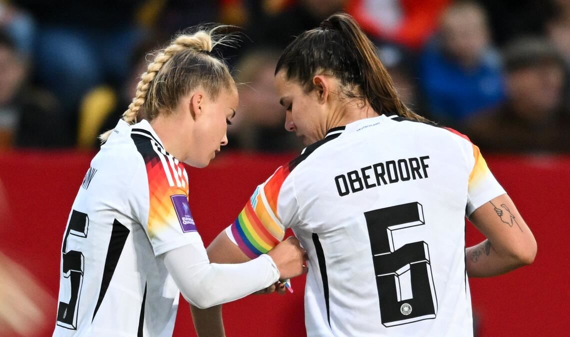 Das Bayern-Duo mit Giulia Gwinn (l.) und Lena Oberdorf kehrt ins Nationalteam zurück