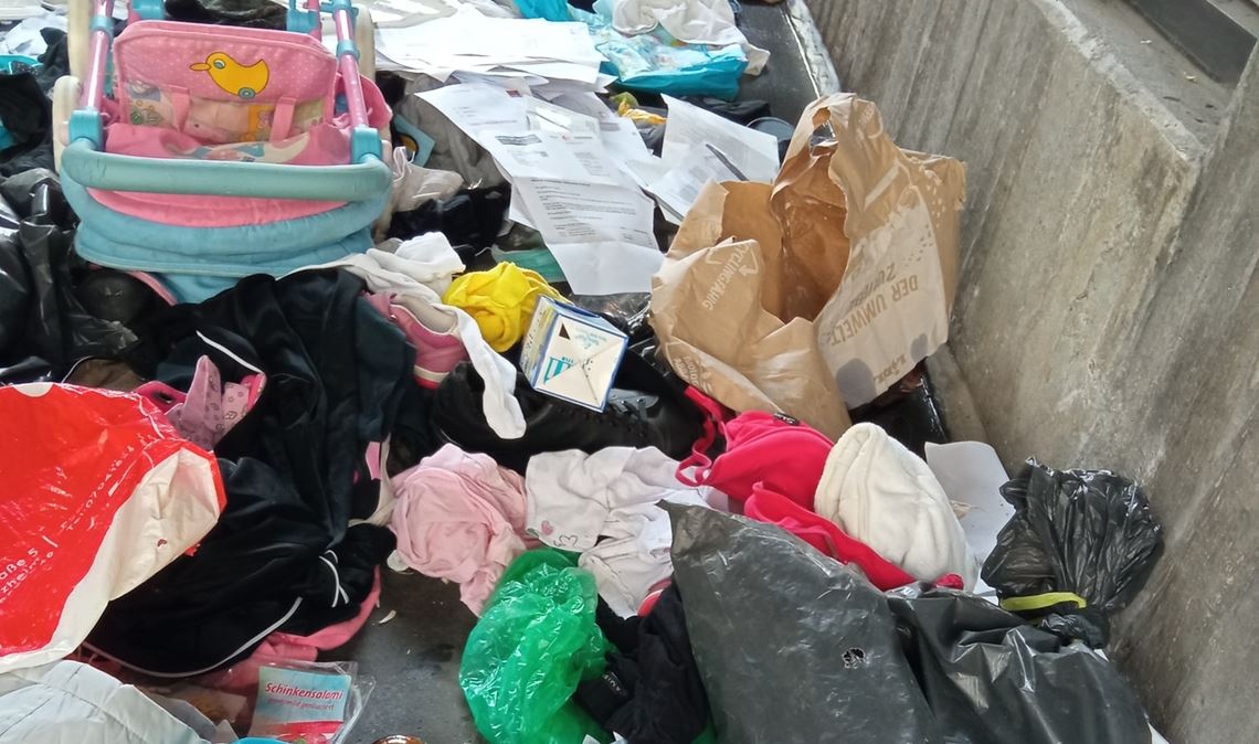 Das Bild nach dem Wochenende. Foto: DRK