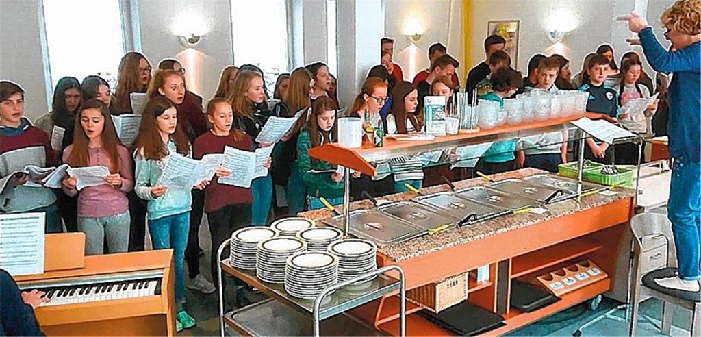 Junge Sänger tauchen ein in die Welt des Musicals