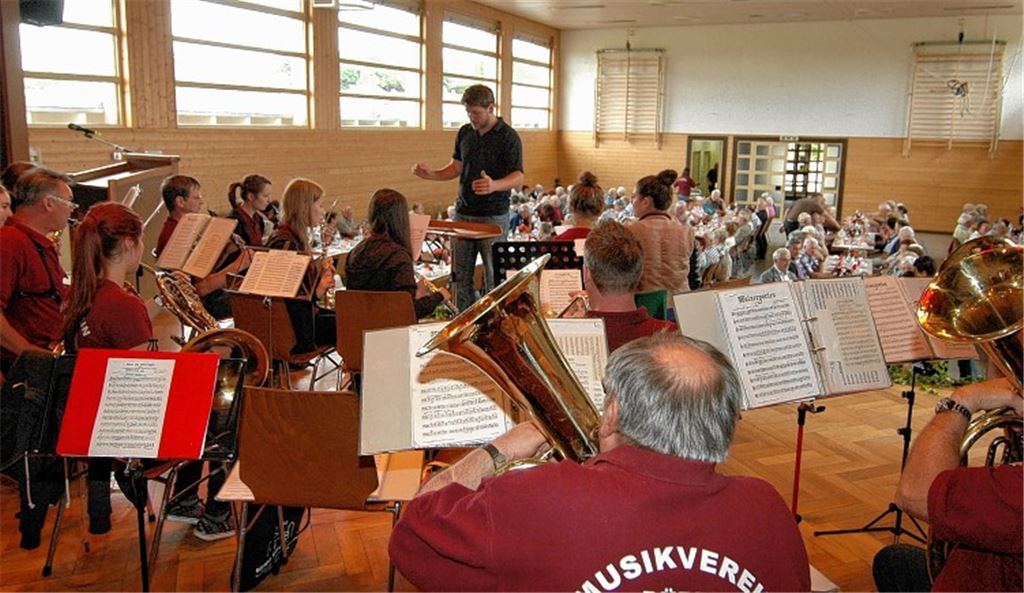 Das Blasorchester des Musikvereins umrahmte die Seniorenfeier. 