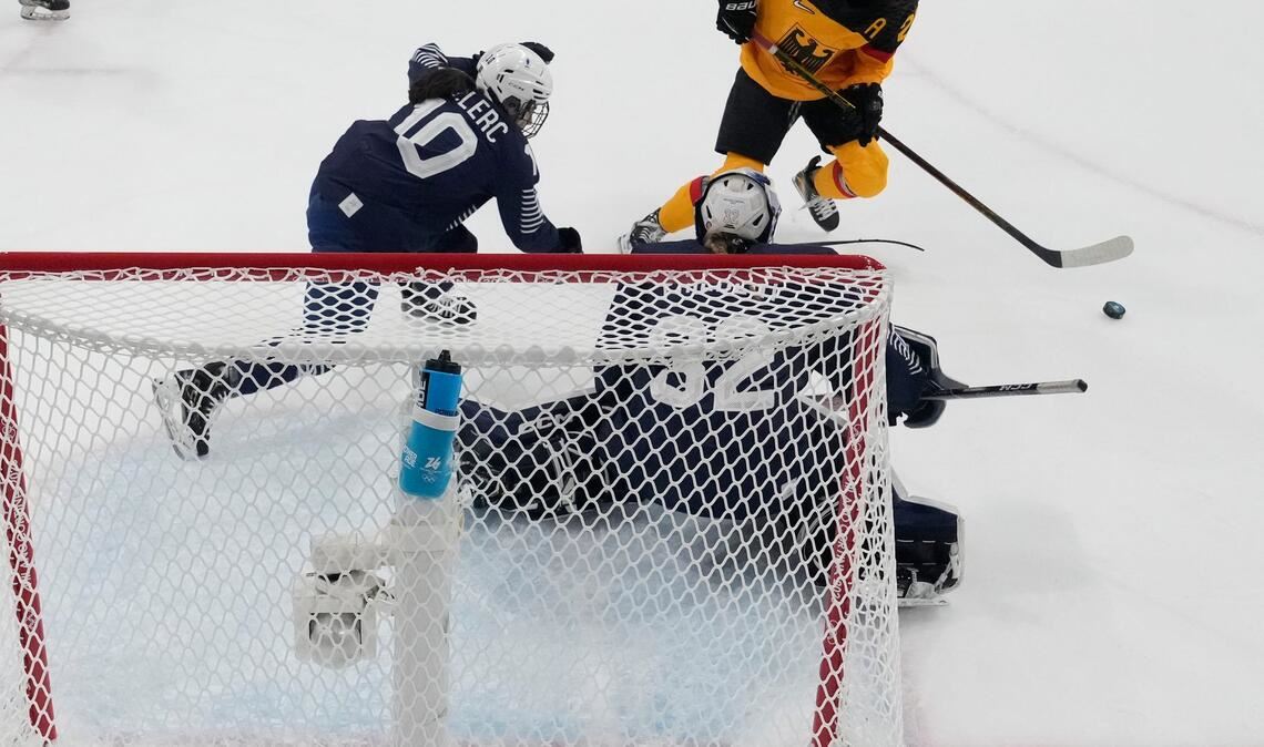 Das DEB-Team kam immer wieder gefährlich vors Tor.