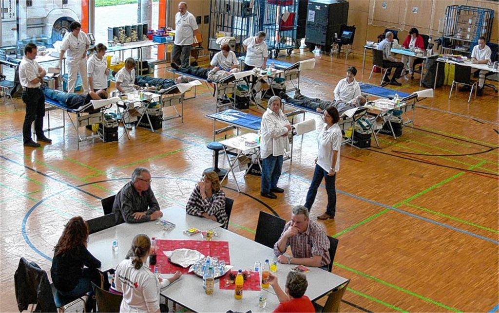 „Blutspenderzahlen gehen zurück“