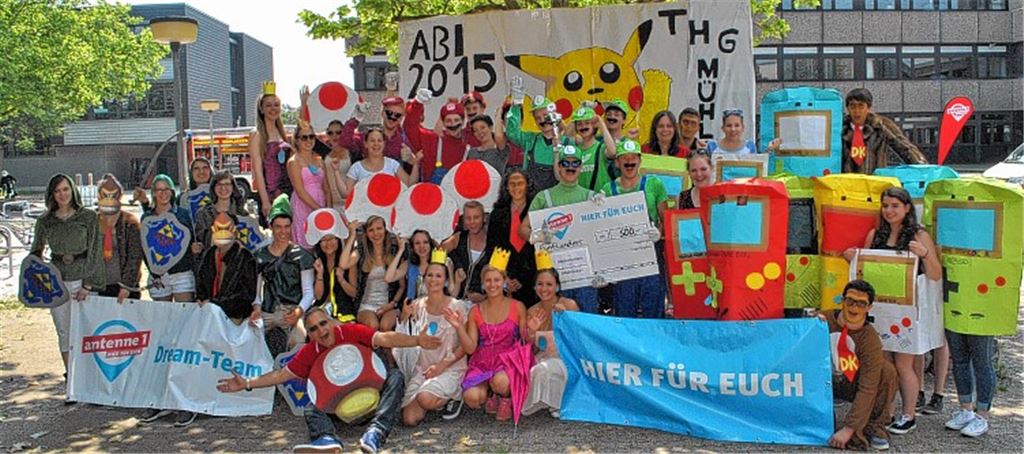 Das „Dream-Team“ vom Theodor-Heuss-Gymnasium in Mühlacker jubelt über einen Erfolg, der keinen Niederschlag im Zeugnis finden wird.