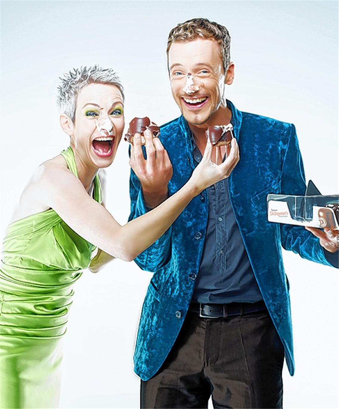 Das Duo „Zu zweit“.