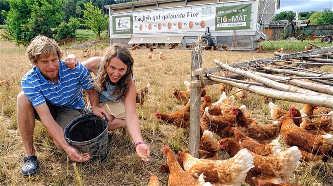 „Täglich gut gelaunte Eier“