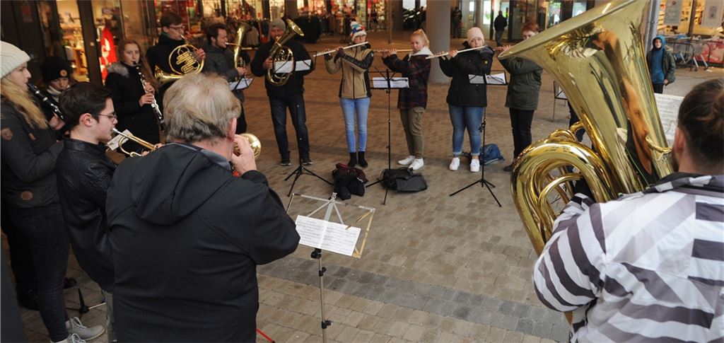 Das Ensemble des Musikvereins Mühlacker bei einem seiner Auftritte. Foto: Fotomoment
