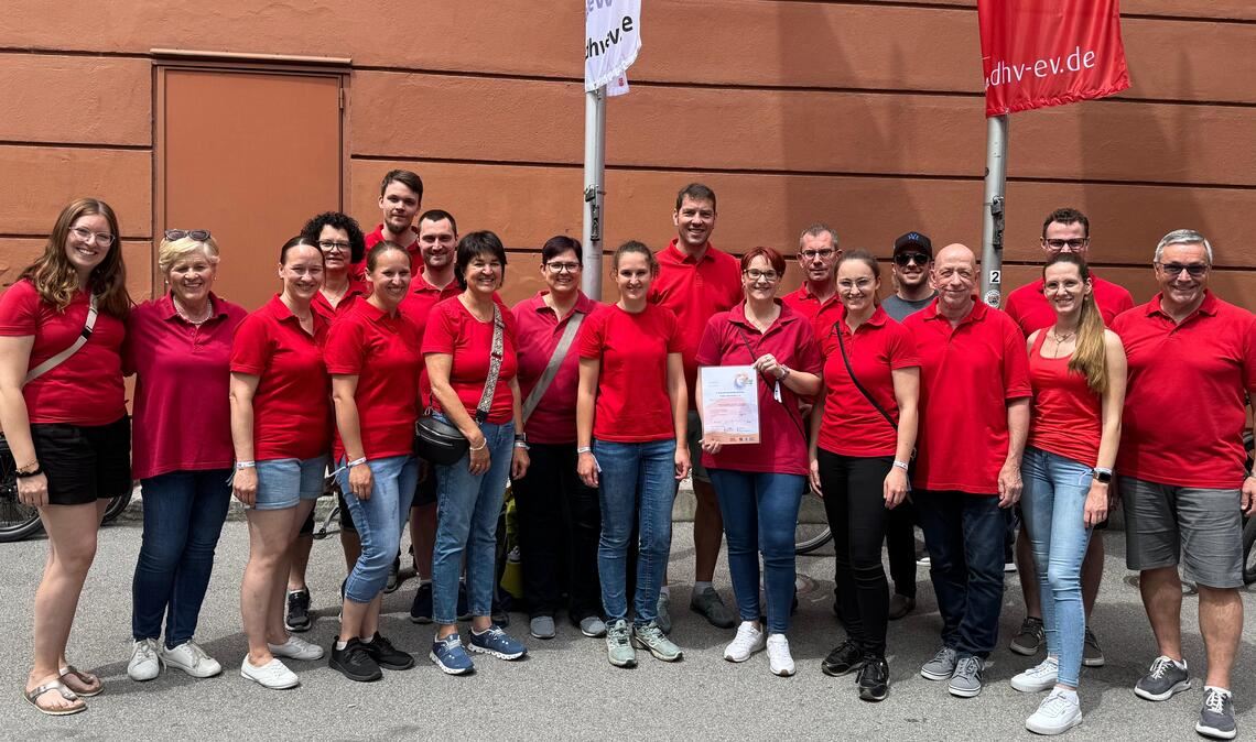 Das Erste Orchester nach der Siegerehrung. Foto: privat