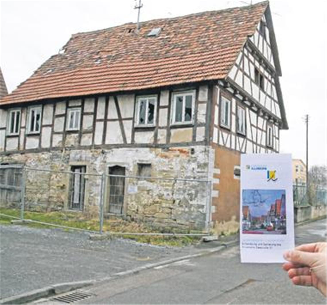 Das Fachwerkhaus an der Seestraße 21 soll erhalten bleiben. Einem Investor winken Zuschüsse aus dem Sanierungsprogramm. Foto: Goertz