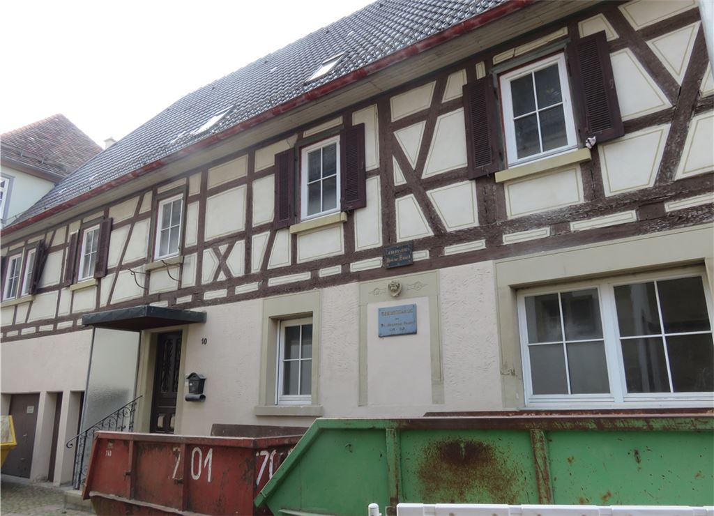 Das Faust-Geburtshaus. Foto: Becker