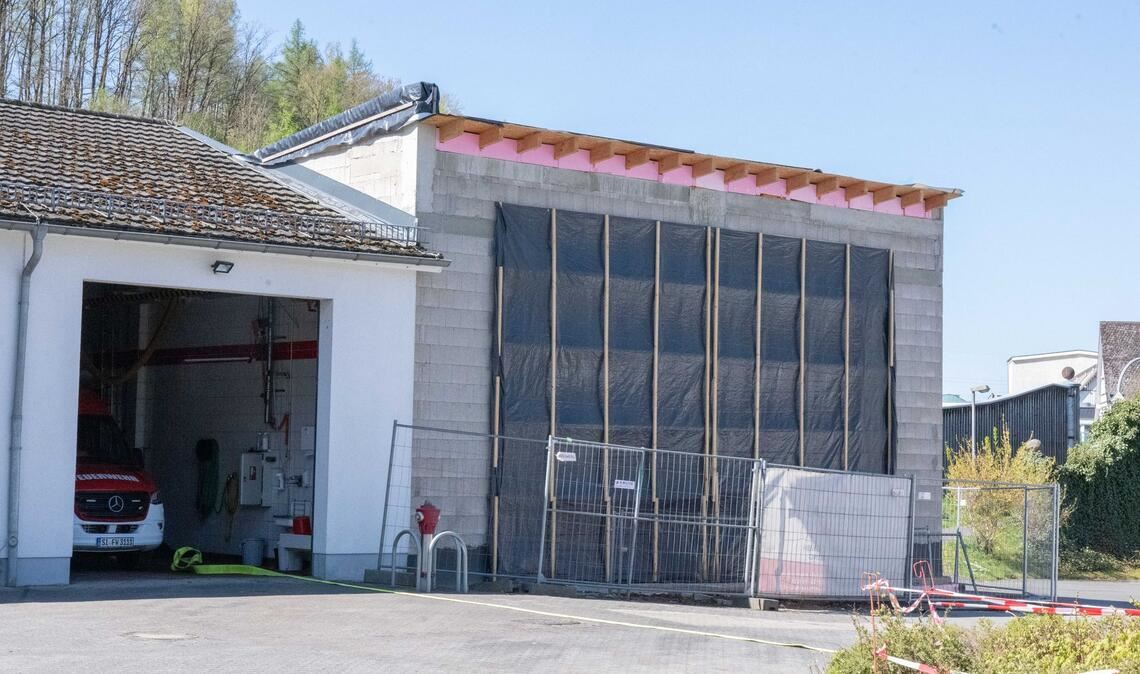 Das Feuerwehrgerätehaus war mit 250.000 Euro Baukosten geplant.
