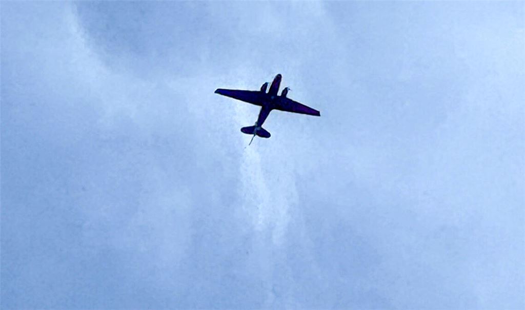 Das Flugobjekt über Maulbronn. Foto: privat