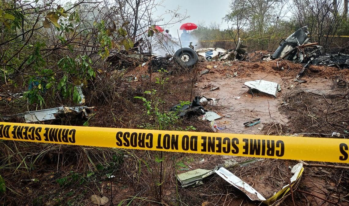 Das Flugzeug stürzte in der Nähe von Diani ab.