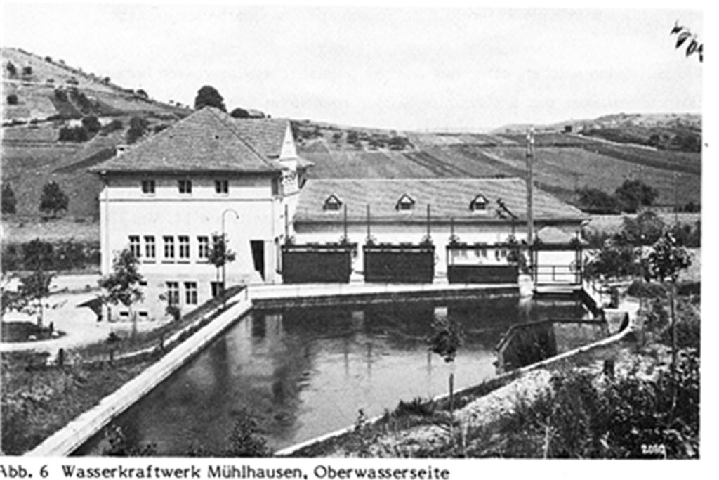 Das Flusskraftwerk in Mühlhausen feiert in diesem Jahr runden Geburtstag. Die Anlage mit unterirdischem Stollen gilt als technische Meisterleistung.