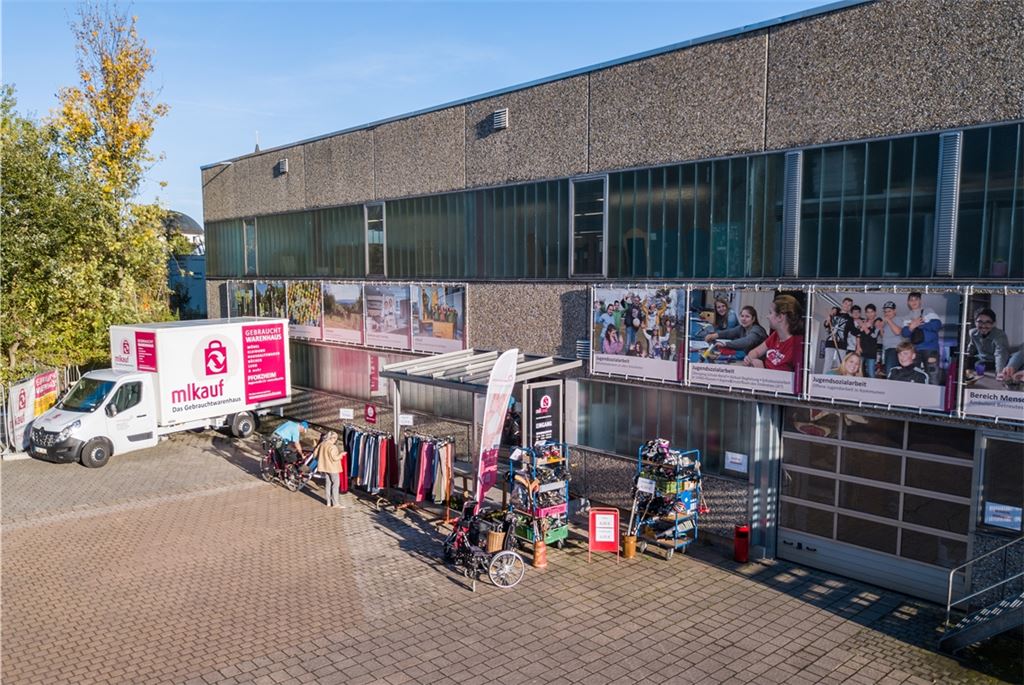 Das Gebrauchtwarenkaufhaus an der Naglerstraße in Pforzheim.privat