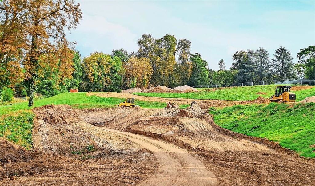 Das Gelände rund um die Villa Berg wird neu gestaltet.