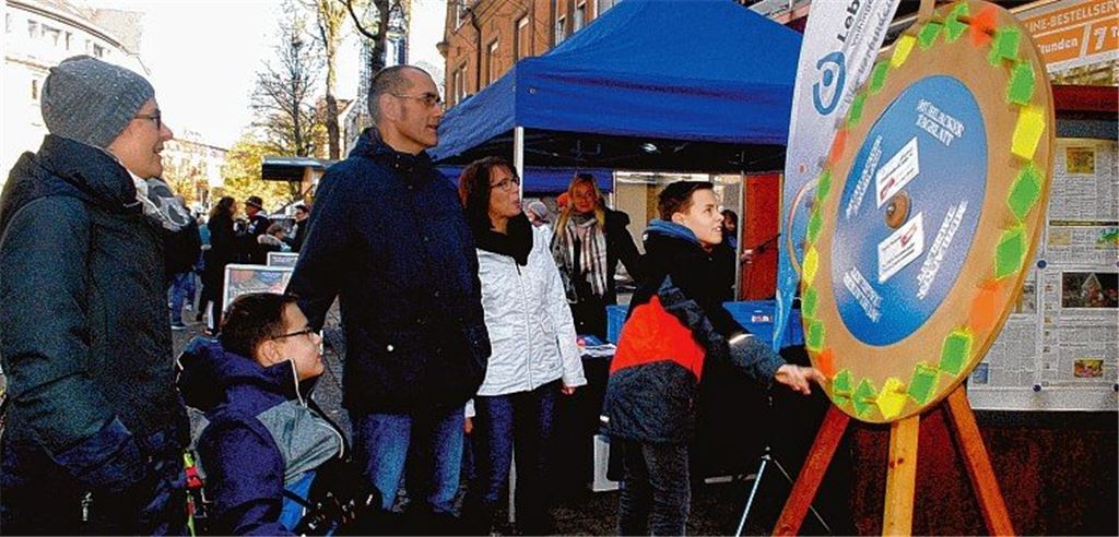 Glücksrad dreht sich für die Lebenshilfe