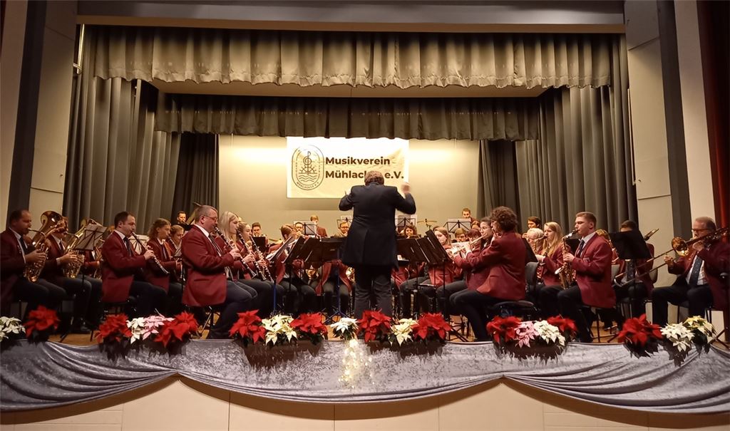 Das Große Blasorchester präsentiert unter der Leitung von Musikdirektor Horst Bartmann ein hochkarätiges und abwechslungsreiches Programm. Foto: Bastian