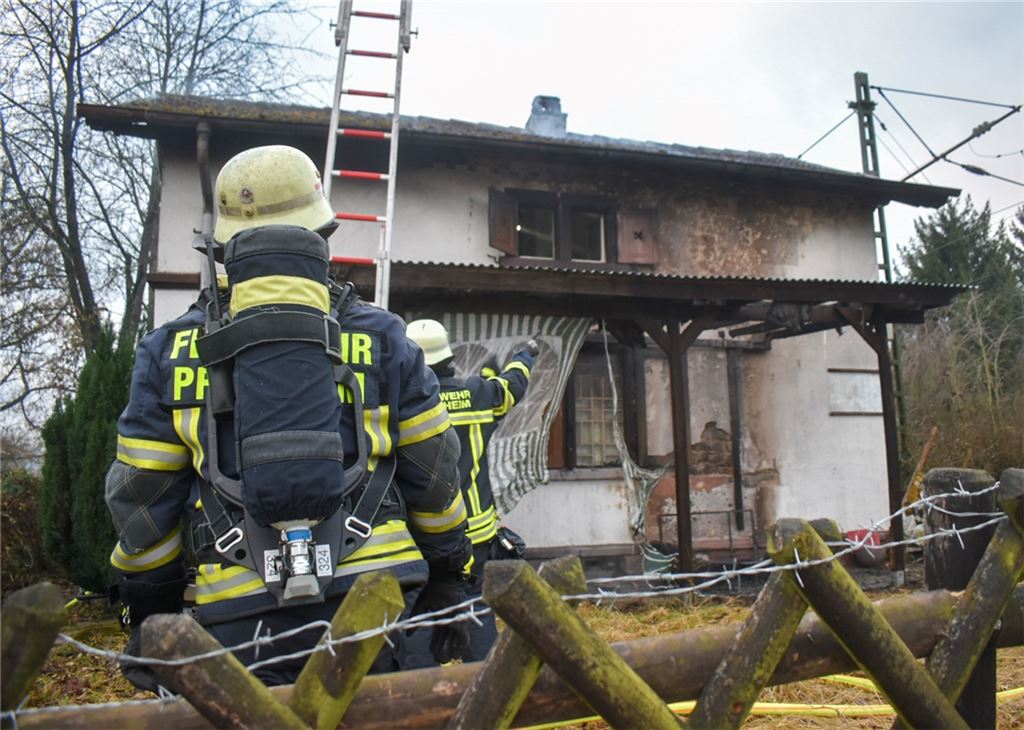 Das Haus an der Eutinger Straße ist nach dem Brand unbewohnbar. Foto: Myroshnichenko