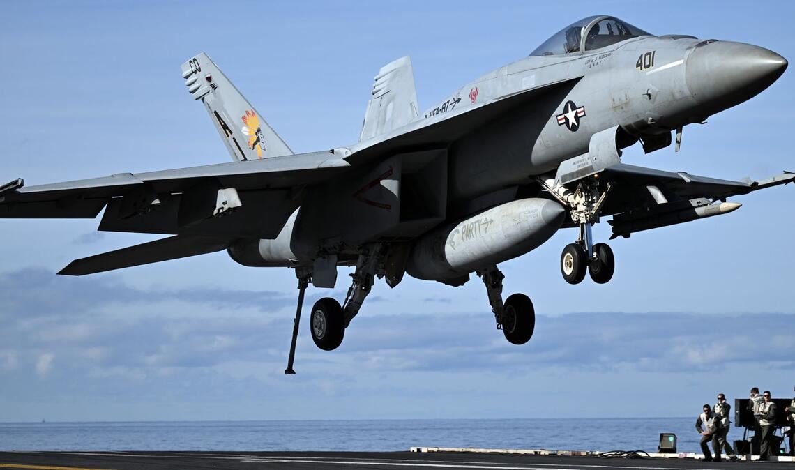 Das Kampfflugzeug startete von einem US-Flugzeugträger (Archivbild).