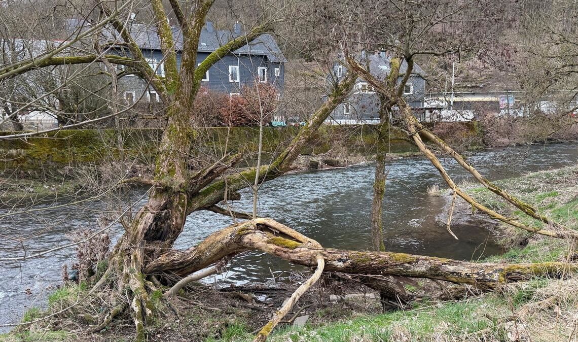 Das Kind war im Wasser der Sieg treibend aufgefunden worden - nun ist es gestorben. (Archivbild)