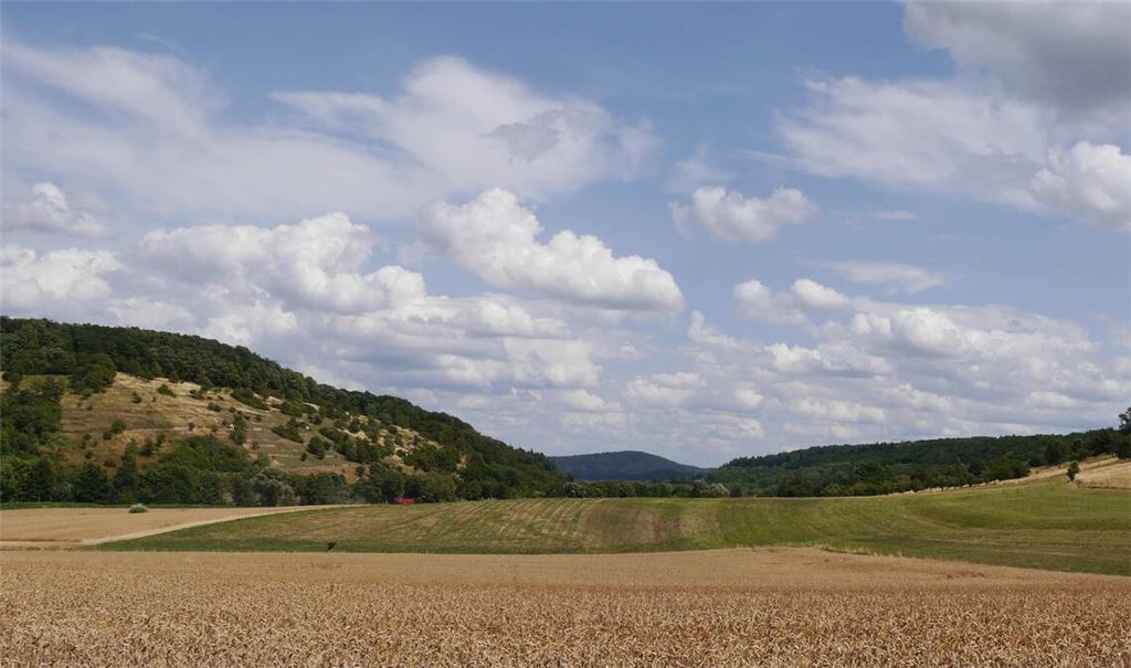 Das Kirbachtal, von Häfnerhaslach aus gesehen.