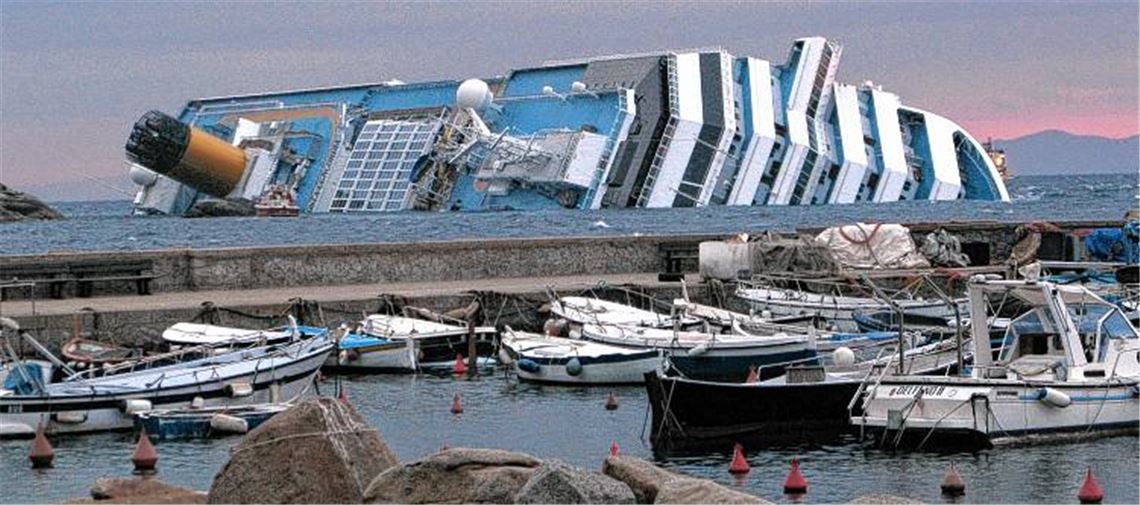 Das Kreuzfahrtschiff „Costa Concordia“ ist gekentert. Zu den Schiffbrüchigen, die sich in einem Rettungsboot an Land retten, gehören Enzo Stefanello und Svetlana Krsmanovic-Stefanello.