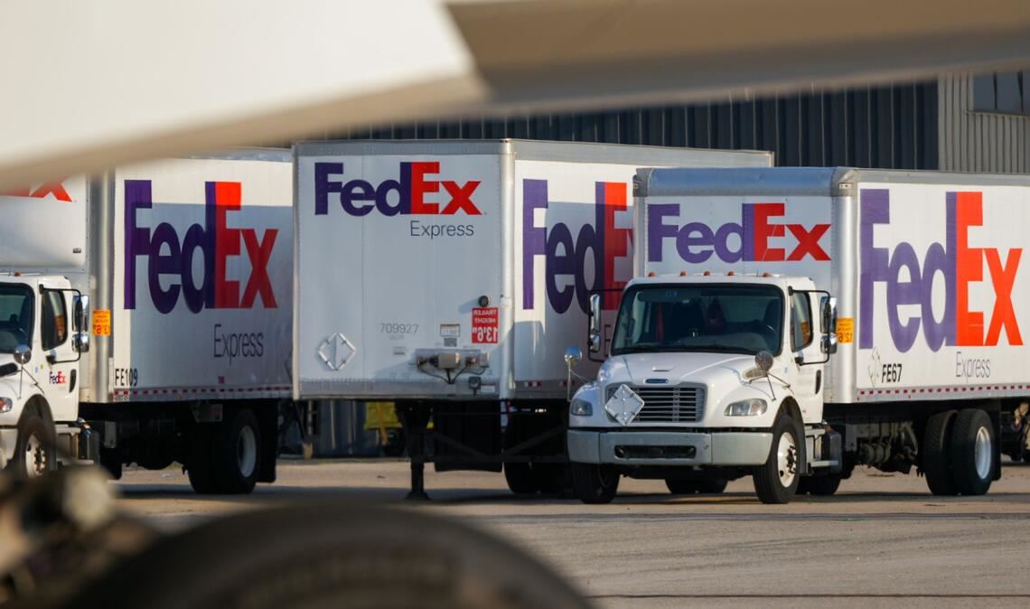 Das Logistikunternehmen Fedex fordert eine Rückzahlung von Zöllen, die als unrechtmäßig eingestuft wurden. (Archivbild)