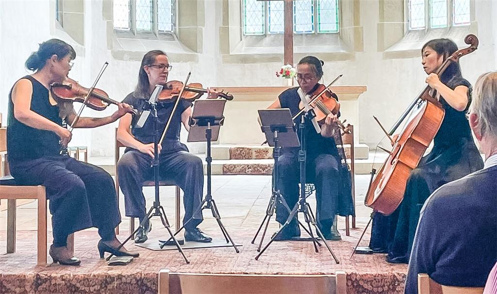 Das Lotus Quartett ist mit der Frauenkirche bestens vertraut. Foto: privat
