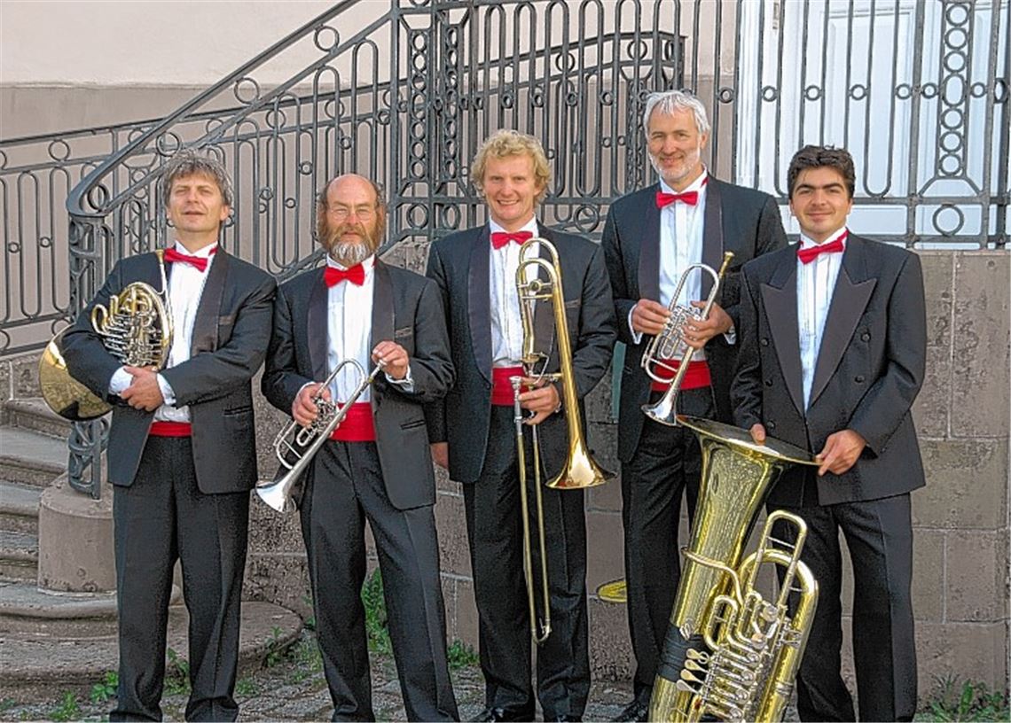 Das Ludwigsburger BlechbläserQuintett gestaltet das Adventskonzert unserer Zeitung.