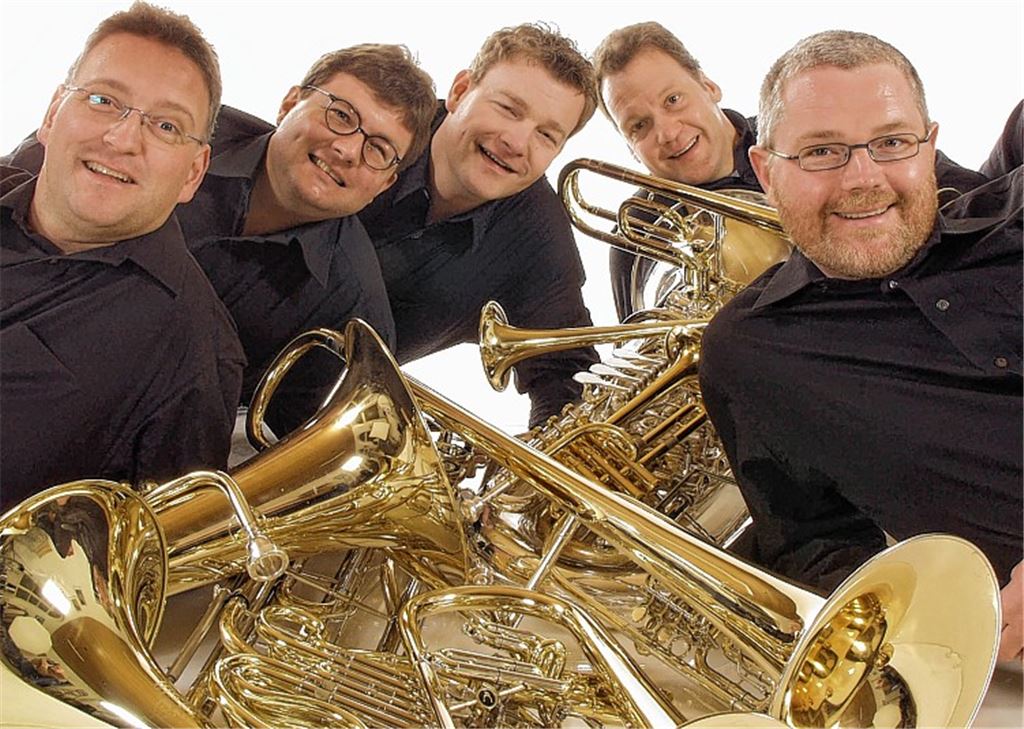 Das Mannheim Brass Quintett.