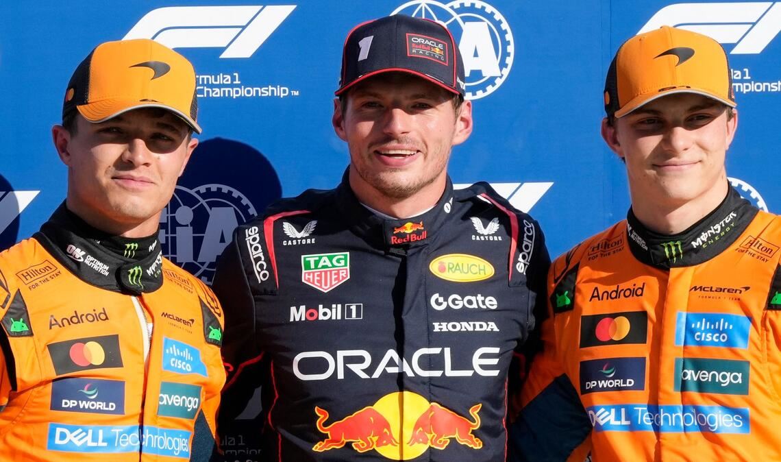 Das Momentum ist klar bei Max Verstappen (M). (Archivbild)