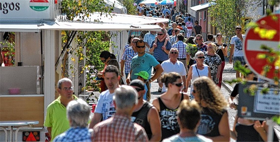 Das Mühlacker Straßenfest, hier ein Bild aus dem Vorjahr, findet 2013 zum 40. Mal statt. Das Veranstaltungsareal konzentriert sich überwiegend auf Dürrmenz.