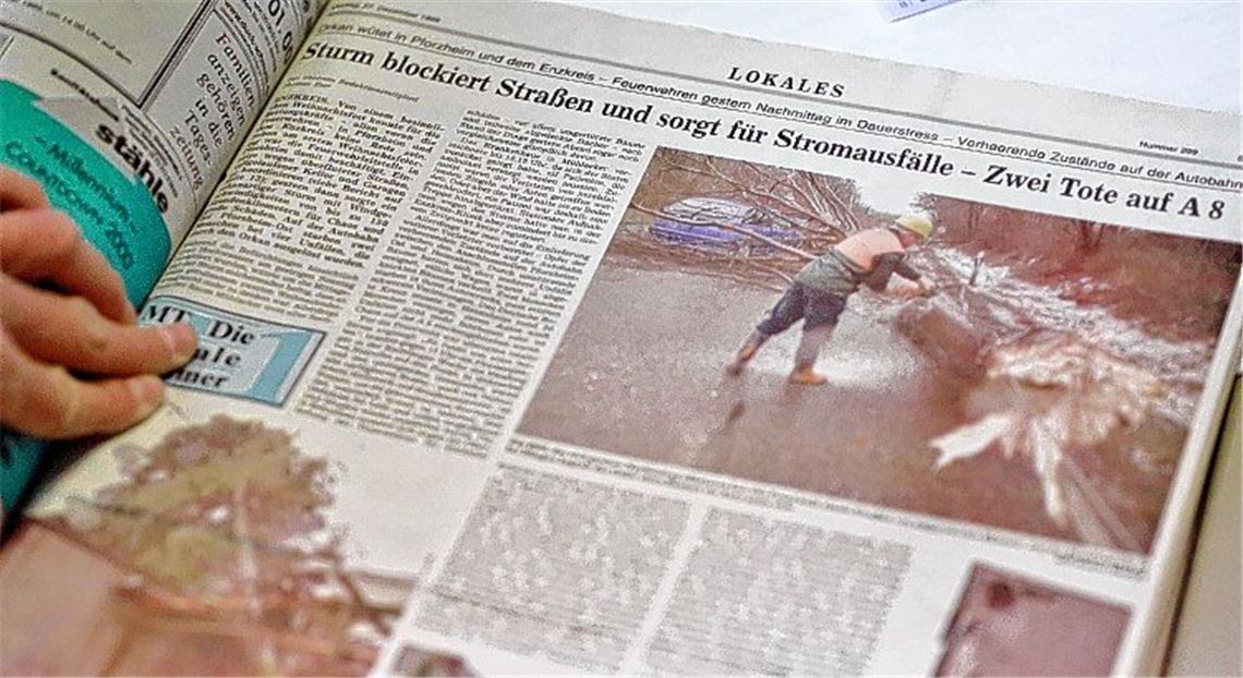 Vor 20 Jahren wütete „Lothar“