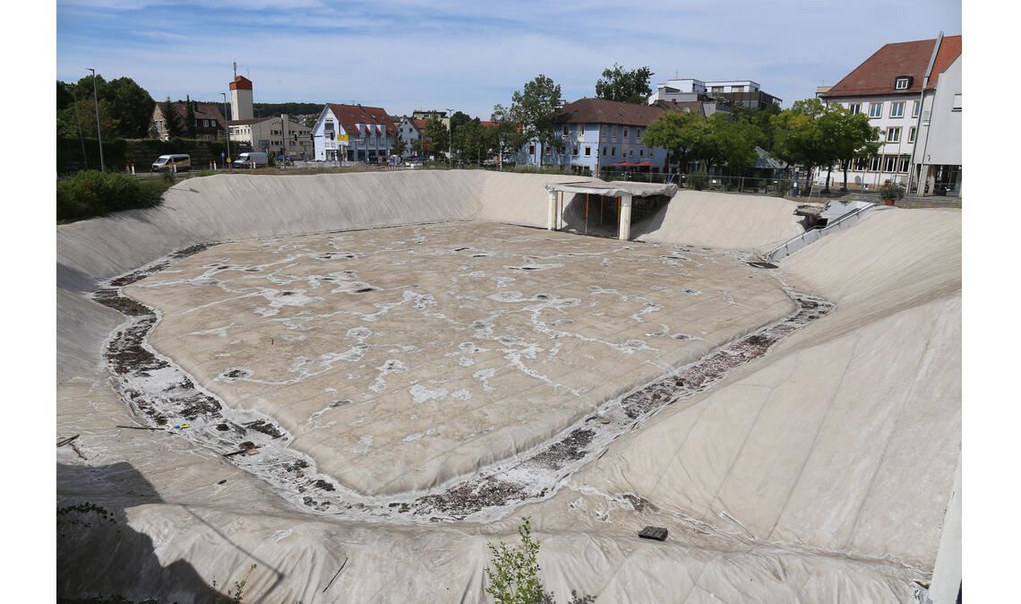 Das Mühlehof-Loch soll geschlossen werden, aber nicht mit einer Stadthalle, wie ursprünglich vom Gemeinderat beschlossen. Archivfoto: Disselhoff