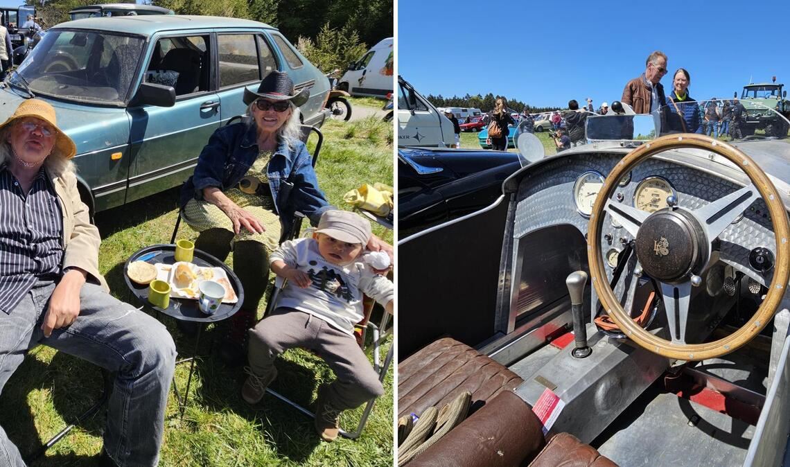 Das Oldtimertreffen zieht Jung und Alt an.