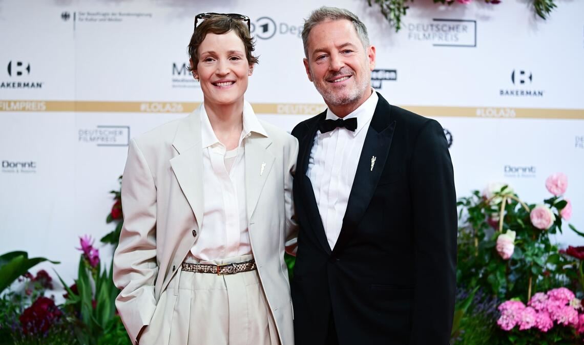 Das Präsidenten-Duo der Deutschen Filmakademie, Vicky Krieps und Florian Gallenberger. (Archivbild)
