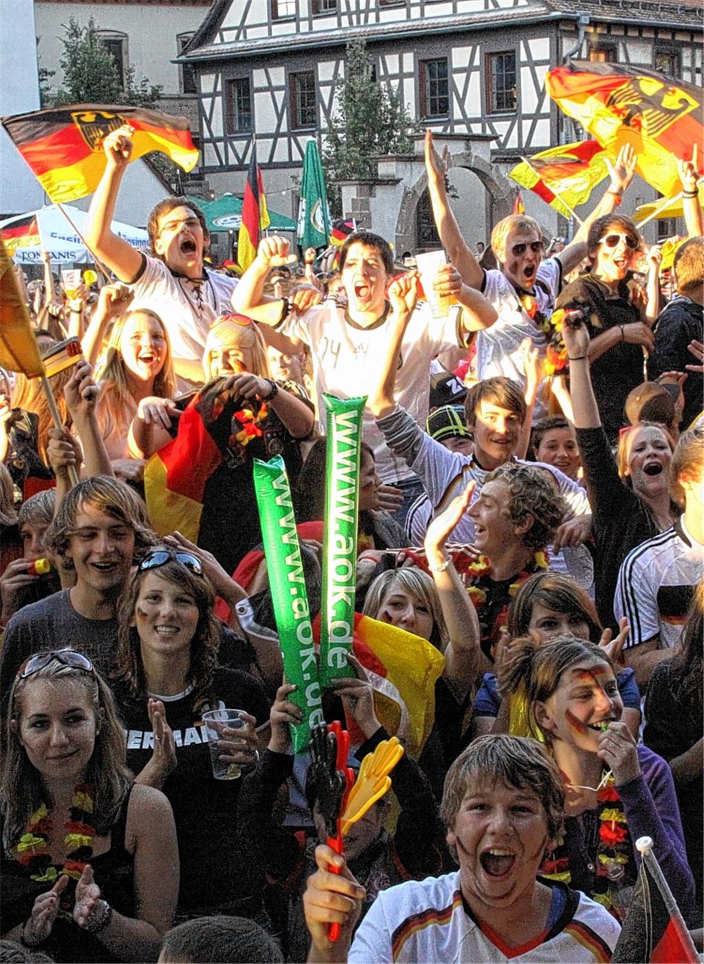 Das Public Viewing auf dem Kelterplatz soll wieder eine euphorische Stimmung entfachen, hoffen die Organisatoren. 