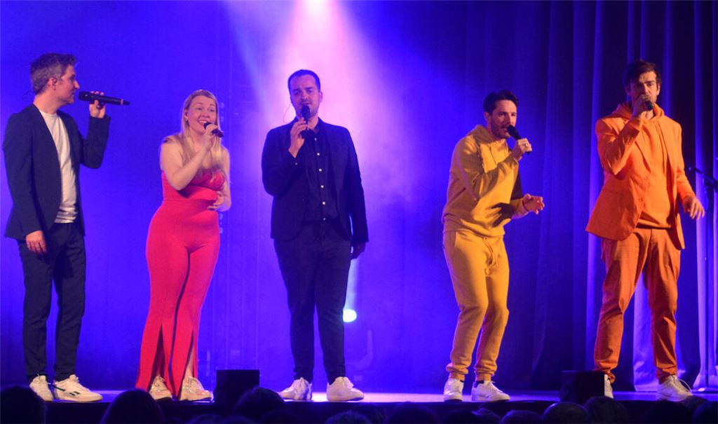 Das Quintett „Unduzo“ begeistert auch beim zweiten Auftritt in der Senderstadt.