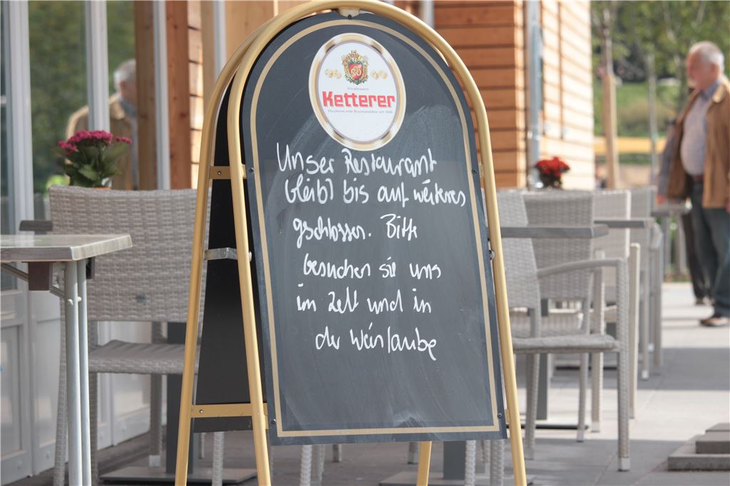 Das Restaurant am Waldensersteg blieb am Freitag für kurze Zeit geschlossen.   Foto: Huber