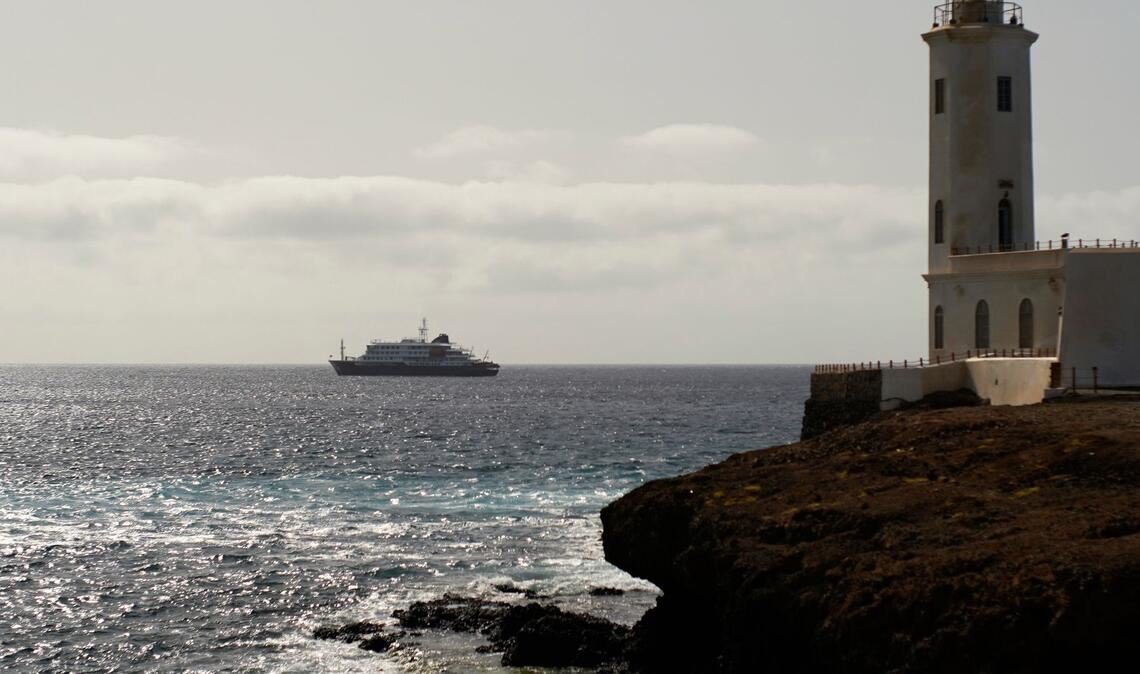 Das Schiff lag zuletzt unweit von Praia, Kap Verde. (Archivbild)