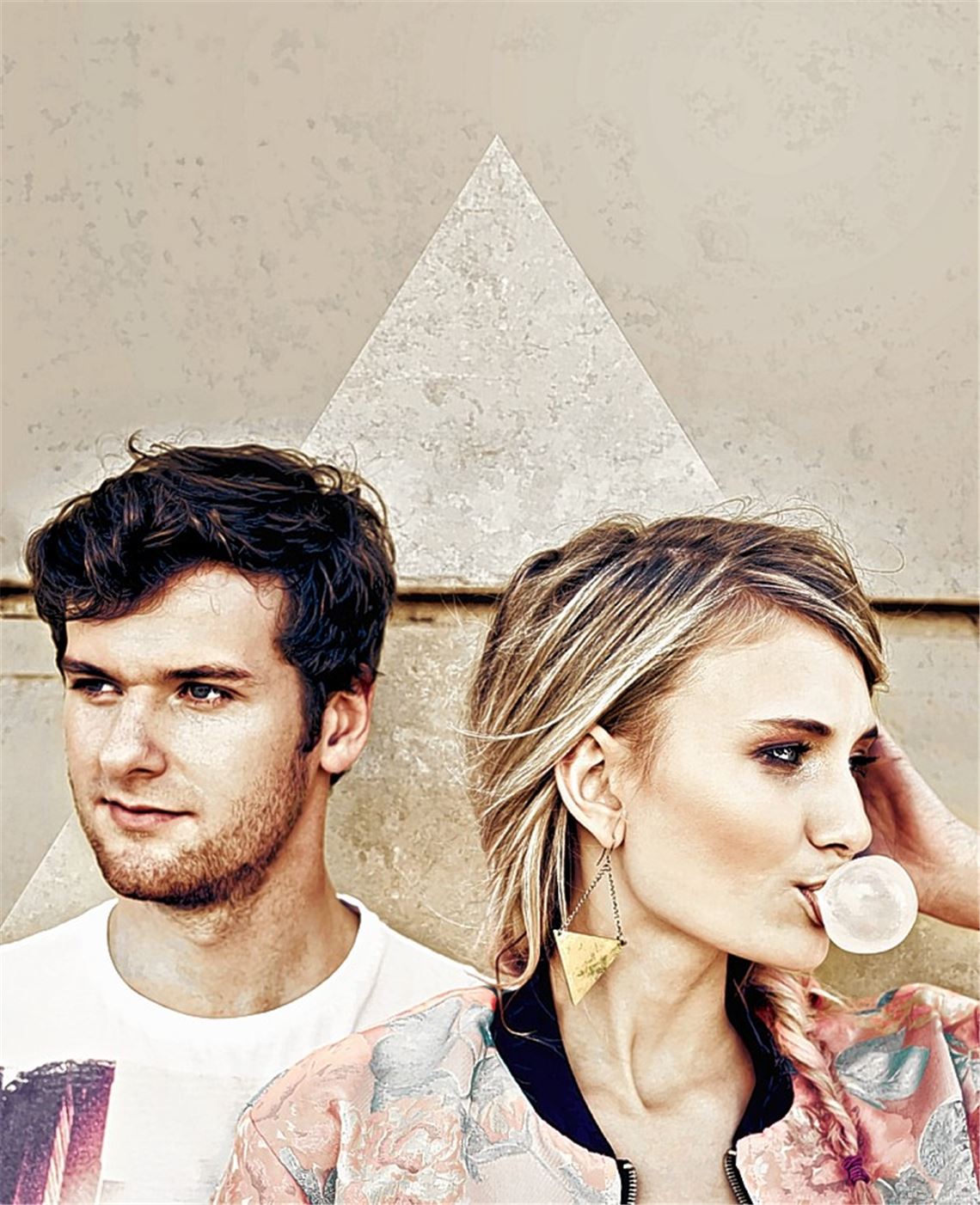 Das Singer-Songwriter-Duo „Glasperlenspiel“ tritt heute in Vaihingen auf. Foto: privat