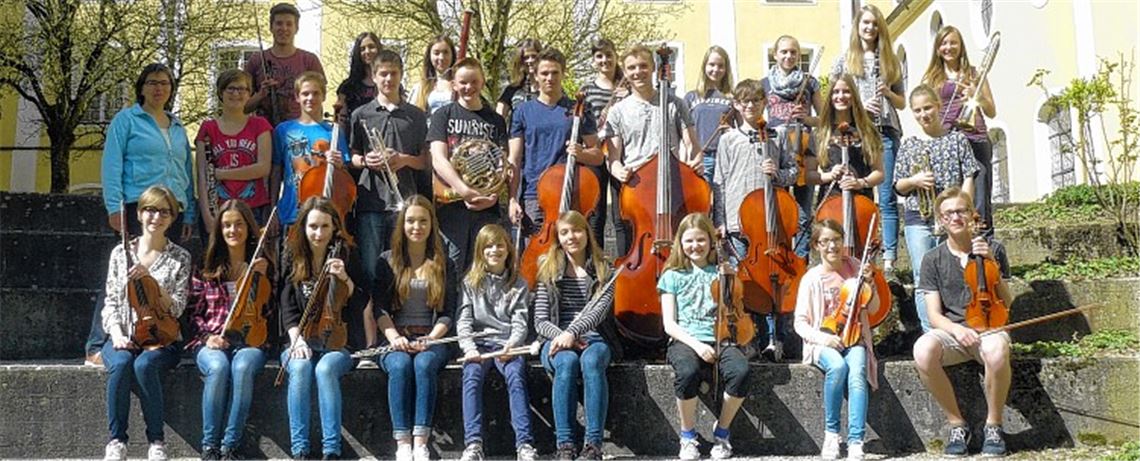 Das THG-Orchester hat sich unlängst in Ochsenhausen auf das Konzert im Rahmen der Gartenschau vorbereitet. Auch die Schulchöre und die Big Band sind am 13. Mai zu hören.
