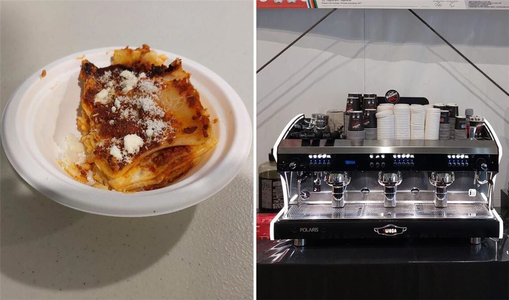 Das Tagesessen ist in den olympischen Pressezentren nicht immer zu empfehlen, der Kaffee dagegen schon.
