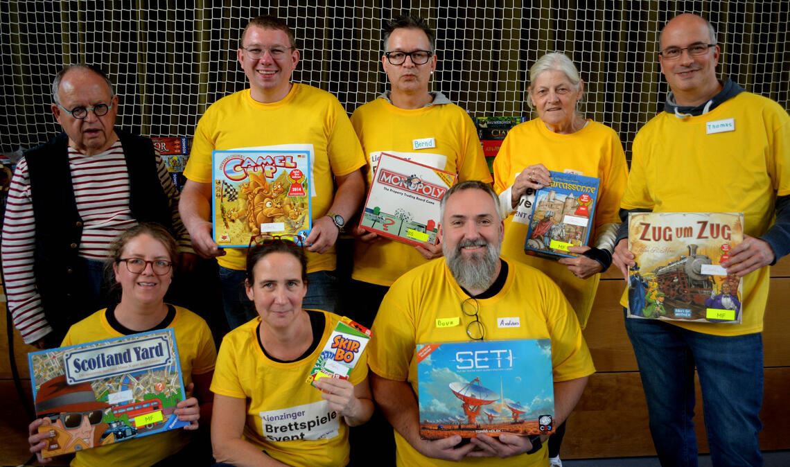 Das Team, das hinter dem Brettspieltag steht, ist zufrieden mit der Resonanz. Die Macherinnen und Macher denken über eine Neuauflage der Veranstaltung nach. Fotos: Stahlfeld